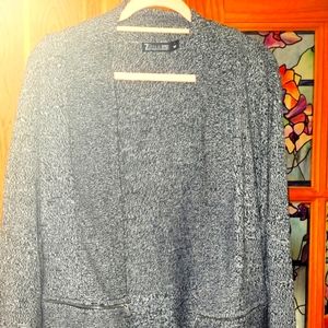 Good condition cardigan gray in black NY&C SZ large